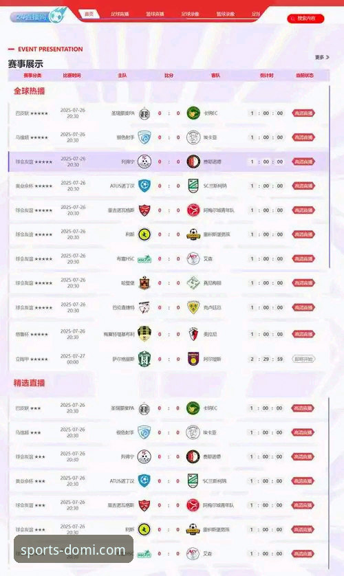 体育直播软件选择攻略——多米体育平台详解